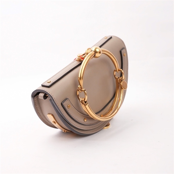 Túi Chloe xám (C0Z8XFF) sz14 (miệng túi sz20) KG+