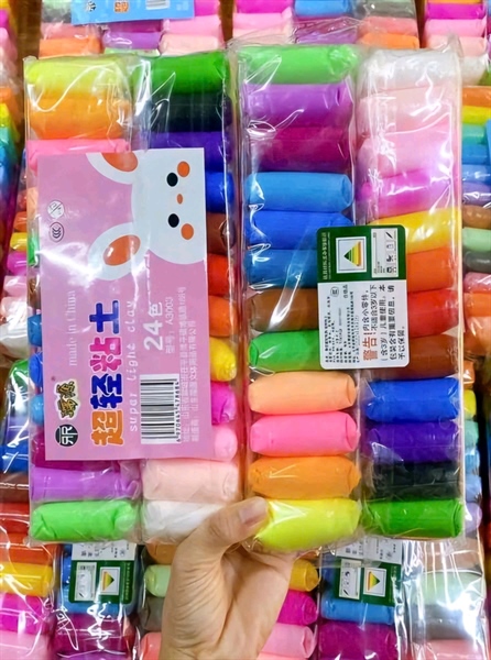 Đất nặn 28cm 📌Loại 24 màu Sỉ 18k/set