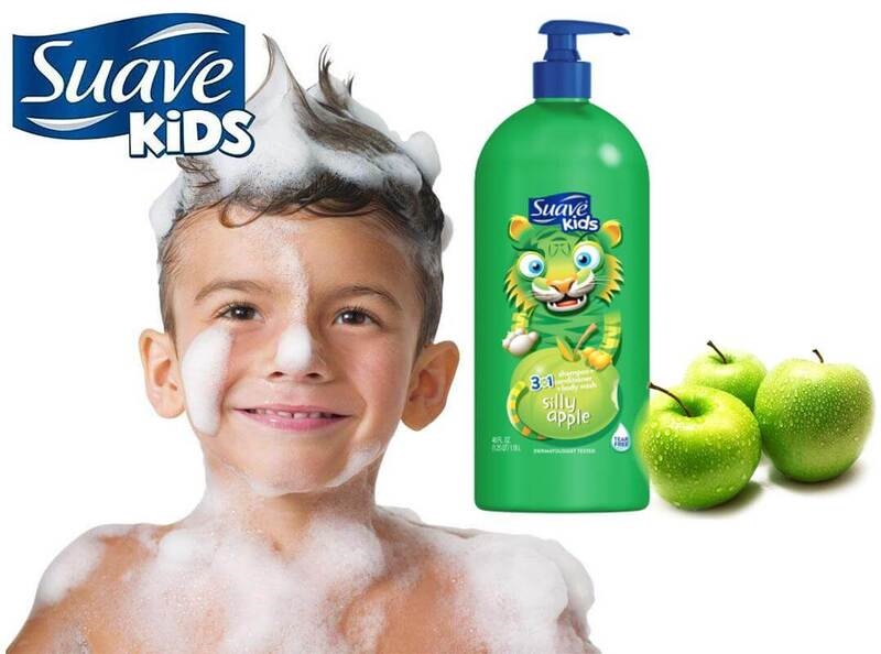 Sữa tắm suave kid TÁO XANH 1.18l