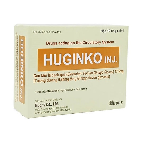 Huginko inj (Ginkgo biloba 17,5mg) (H*10ống*5ml) - Korea