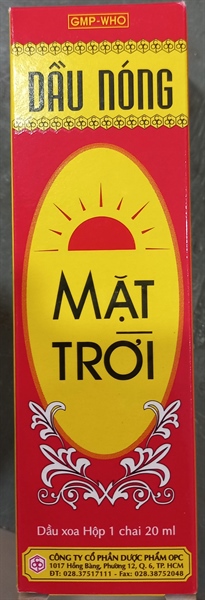 Dầu nóng mặt trời 20ml - OPC