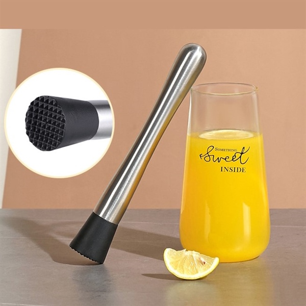 Chày Dầm Pha Chế Inox 304 – Dụng Cụ Giã Chanh, Dầm Trái Cây Bằng Tay Tiện Lợi 25cm