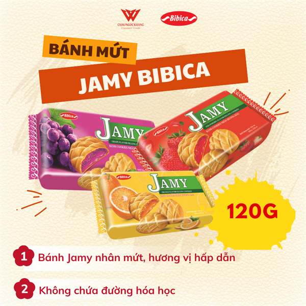 Bánh Jamy Túi 120g*30