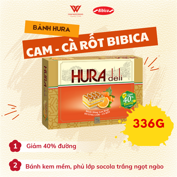 Bánh Hura Cà Rốt Bibica 336g*10