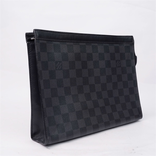 Túi LV Clutch ô vuông đen sz26 (TL) KG+