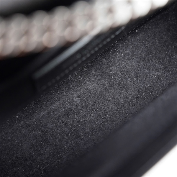 Túi YSL đen đính đá sz16 (TL) KG+