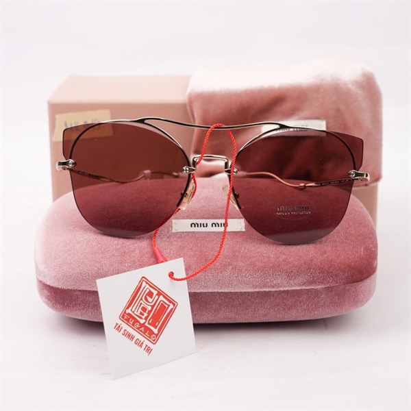 Kính Miu Miu hồng SMU526 ZVN-0A0 (62-17-145) (A-T) KG+