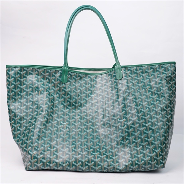 Túi Goyard Tote xanh kèm ví sz34 KG+