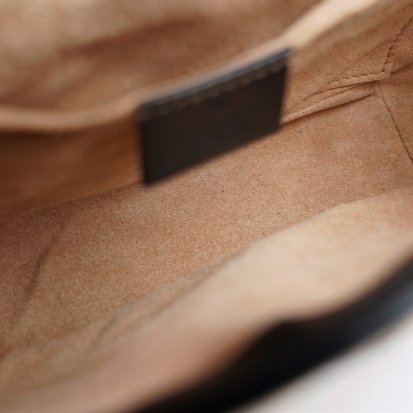 Túi GG Marmont xám viền đen (446744-493075) sz21 (TL) KG+