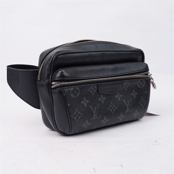 Túi LV Bumbag hoa đen (FO0189) sz20 (TL) KG+