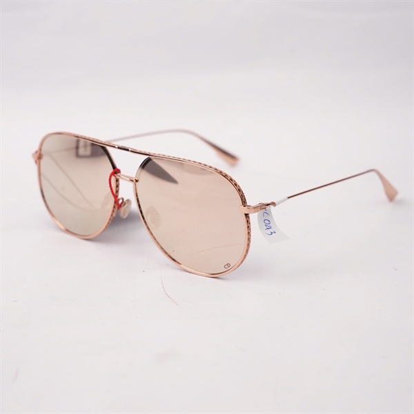 Kính Dior vàng hồng tráng gương DDBSQ (60-13-145) (A-T) KG+