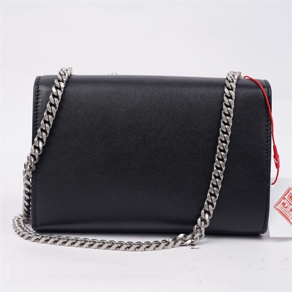 Túi YSL đen đính đá sz16 (TL) KG+