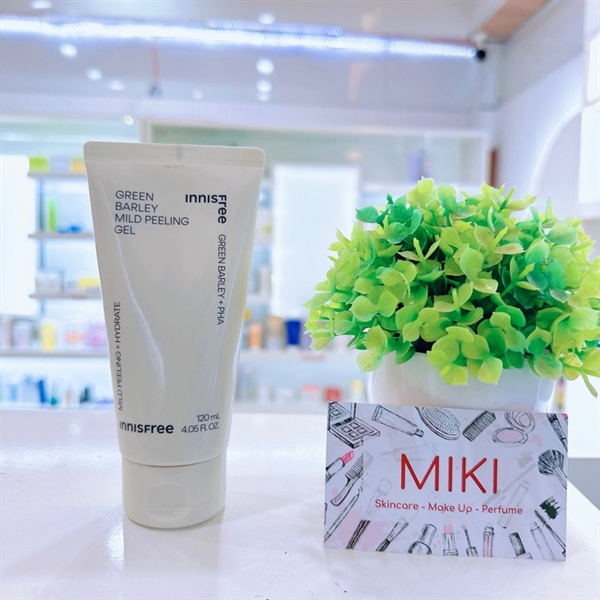 Tẩy Da Chết Lúa Mạch Thế Hệ Mới Innisfree Green Barley Mild +PHA Peeling Gel 120ml mẫu mới