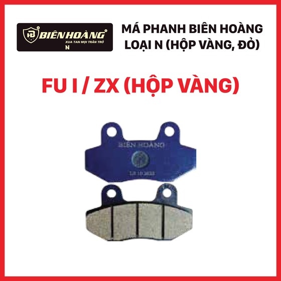 [W ZX] - Má phanh đĩa ZX / FU I (N, vàng) (Biên Hoàng)