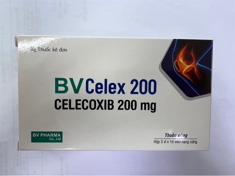 BV Celex 200 (Celecoxib 200mg) (Hộp 3 vỉ x 10 viên) - BV Pharma
