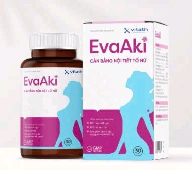 Viên nang Eva Aki - Cân bằng nội tiết tố nữ - Vitath (Lọ 30 viên)