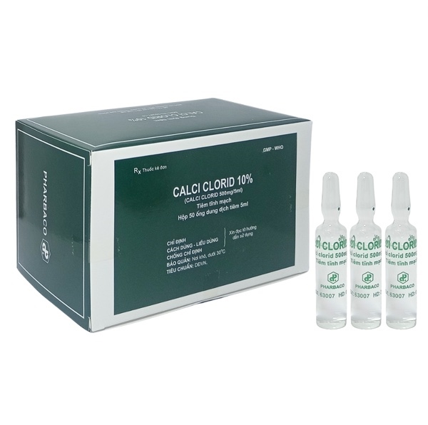 Calciclorid 10% (Hộp 50 ống) - TW1