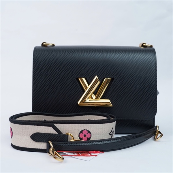 Túi LV Twist đen 2 strap kèm gương sz23 (TL) KG+
