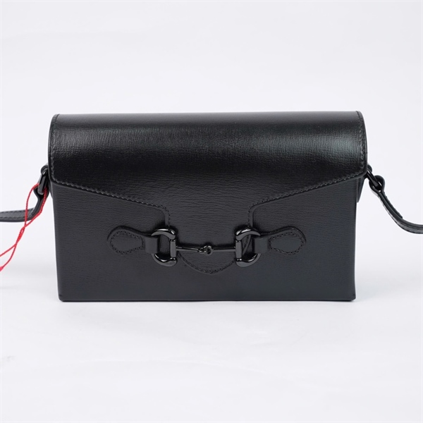 Túi GG Horsebit 1955 đen (699296-2184) sz18 (TL) KG+