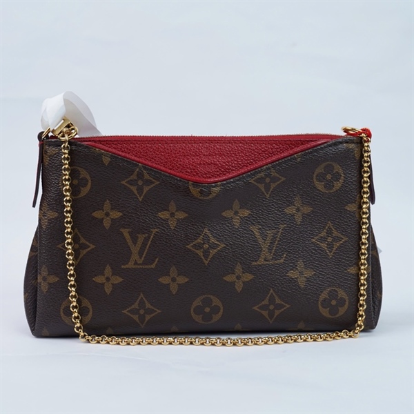 Túi LV hoa nâu viền đỏ (CA1138) sz21 (A-T) KG+