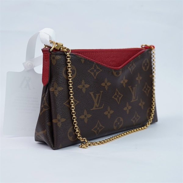 Túi LV hoa nâu viền đỏ (CA1138) sz21 (A-T) KG+