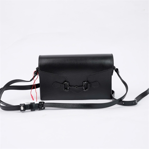 Túi GG Horsebit 1955 đen (699296-2184) sz18 (TL) KG+