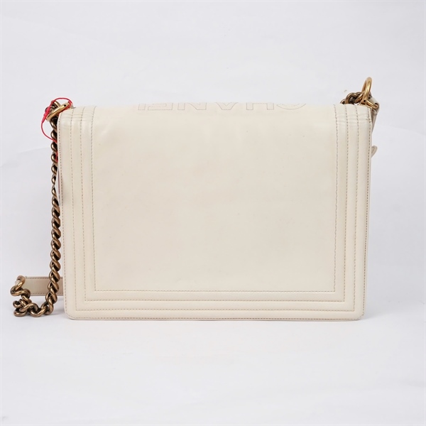 Túi Chanel Boy trắng (1515305) sz30 (HN) KG+