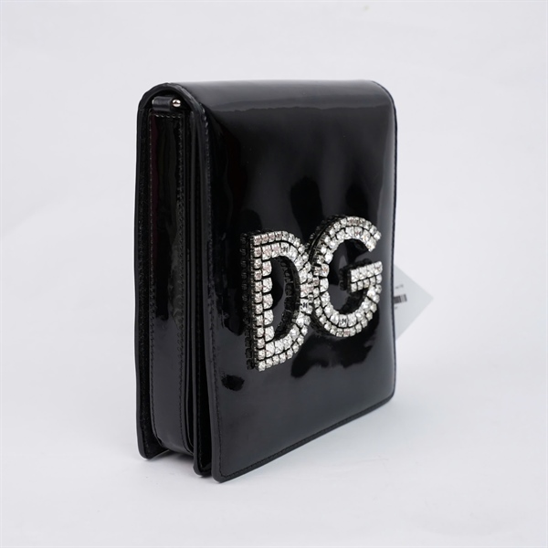 Túi D&G đen đính đá sz16 (HN) KG+