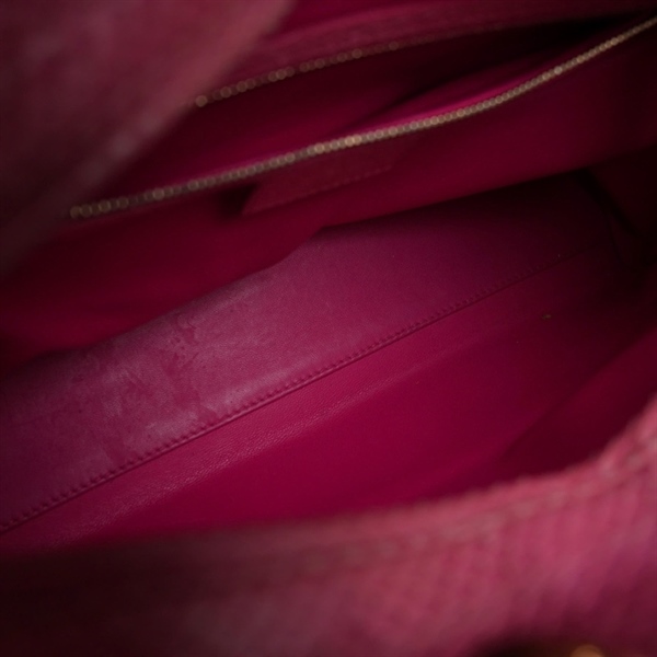 Túi Dior Lady hồng da trăn (14-BO-0152) szL (HN) KG+