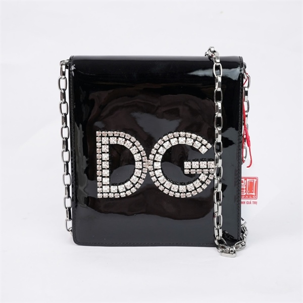 Túi D&G đen đính đá sz16 (HN) KG+