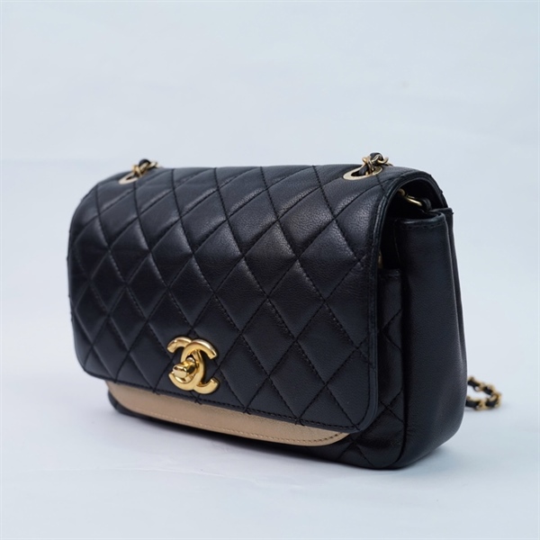 Túi Chanel đen (24427188) sz20 (A-T) KG+