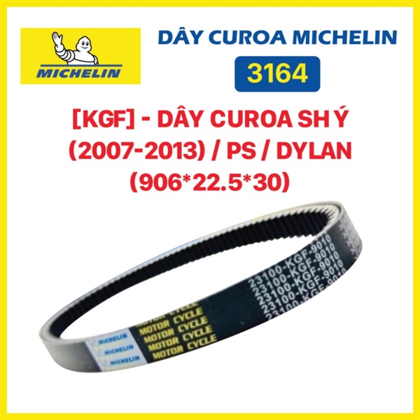 [KGF] - Dây curoa SH Ý (2007-2013) / @ / PS / Dylan (906*22.5*30) (Michelin)