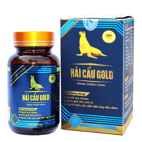 Hải cẩu gold Phạm Thiên Long (Hỗ trợ tăng cường sinh lực nam giới) (Lọ 40 viên) - Đông Dược Việt