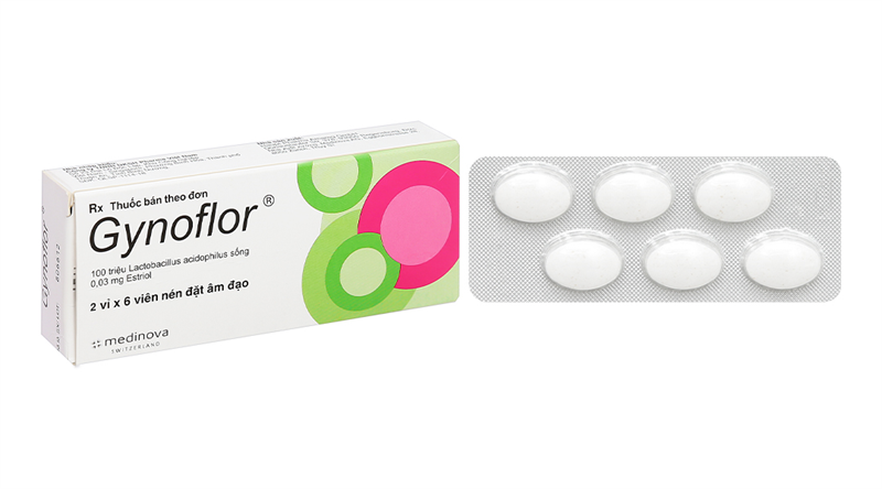 Gynoflor (Hộp 2 vỉ x 6 viên nén đặt âm đạo) - Thuỵ Sỹ