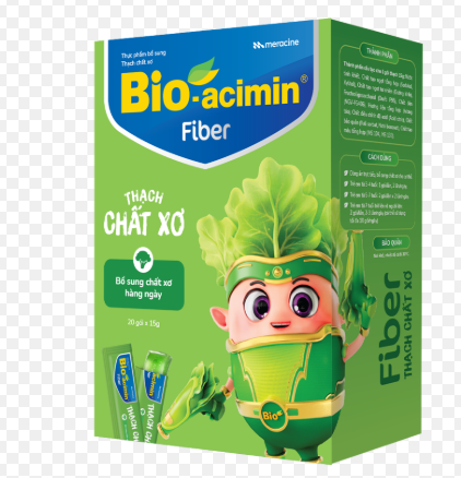 Thạch chất xơ Bio Acimin Fiber (Hộp 20 gói x 15g) - Meracine 2