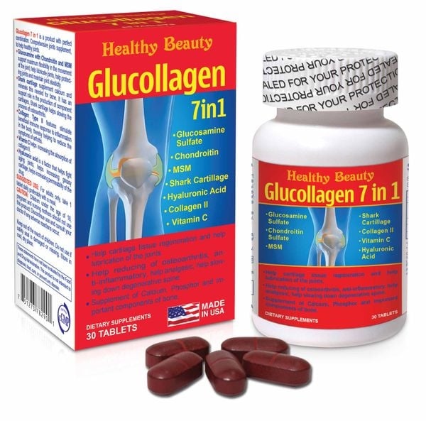 HB Glucollagen 7 in 1 (Bổ sung toàn diện cho khớp) (Lọ*30viên) - Mỹ