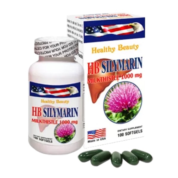 HB Silymarin milkthistle 1000mg (Lọ*100viên)Tăng cường bảo vệ gan - Mỹ