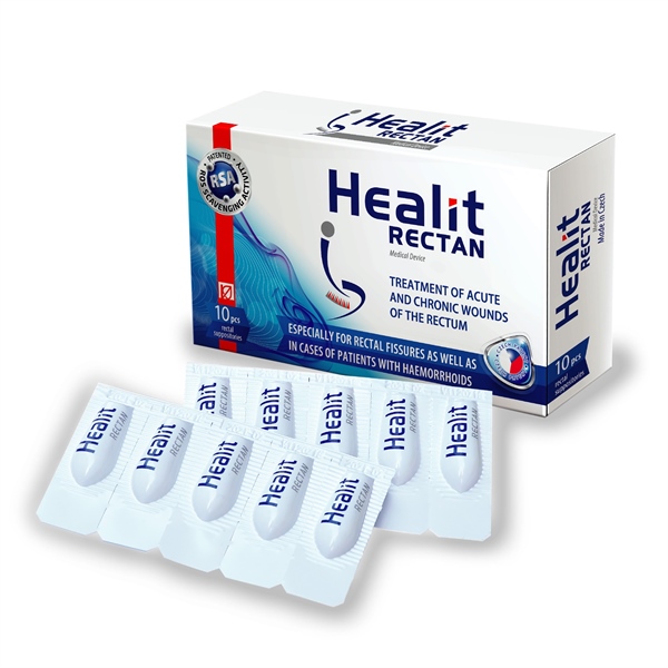 Healit rectan (Viên đặt hậu môn, trực tràng) (H*2vỉ*5viên) - Cộng Hòa Séc