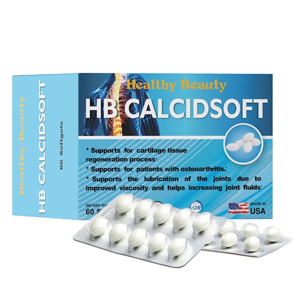 HB Calcidsoft (Bổ sung calcium + VTM D) (H*6vỉ*10viên ) - Mỹ