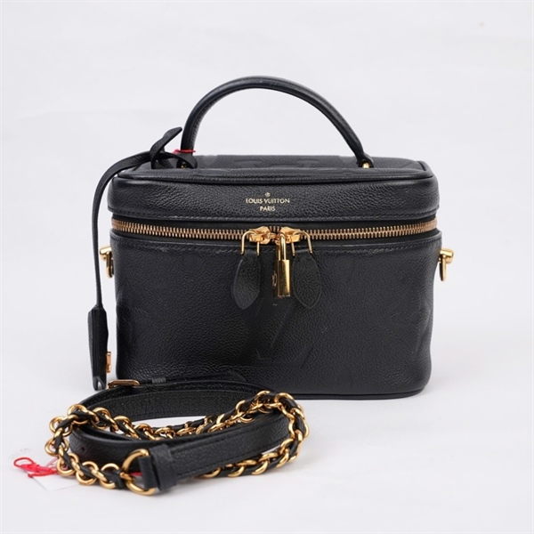 Túi LV Vanity hoa đen kèm 2 chìa (FK4220) sz20 (MV) KG+