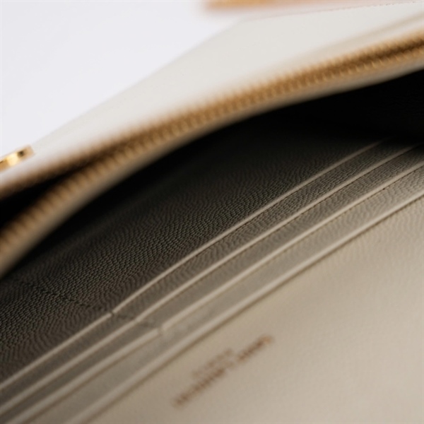 Túi YSL trắng sz19 (MV) KG+