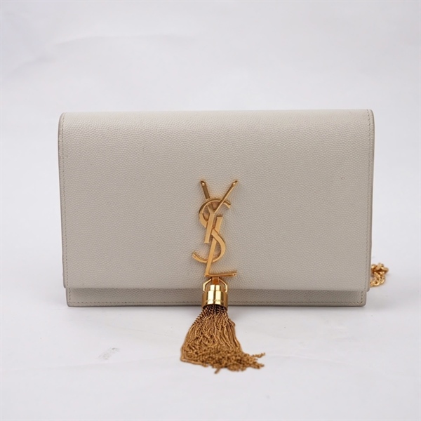 Túi YSL trắng sz19 (MV) KG+