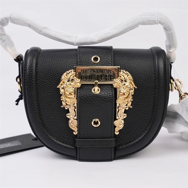 Túi Versace đen sz18 (MV) KG+