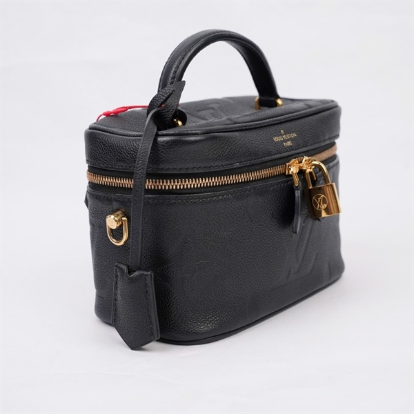 Túi LV Vanity hoa đen kèm 2 chìa (FK4220) sz20 (MV) KG+