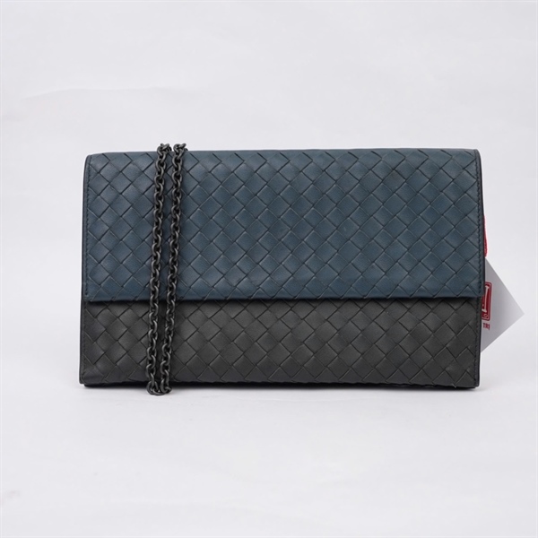 Ví Bottega xanh pha đen (MV) KG+