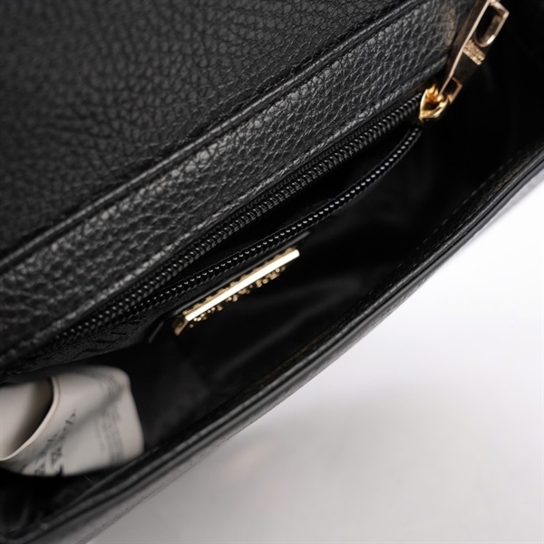 Túi Versace đen sz18 (MV) KG+