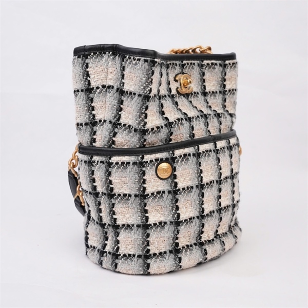 Túi Chanel xám (X3HU18X5) sz22 KG+