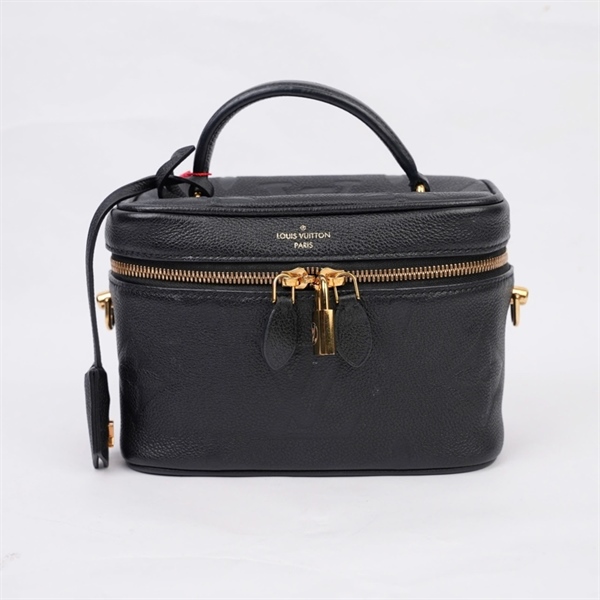 Túi LV Vanity hoa đen kèm 2 chìa (FK4220) sz20 (MV) KG+