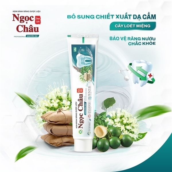 Kem đánh răng dược liệu Ngọc Châu chuyên gia 20g