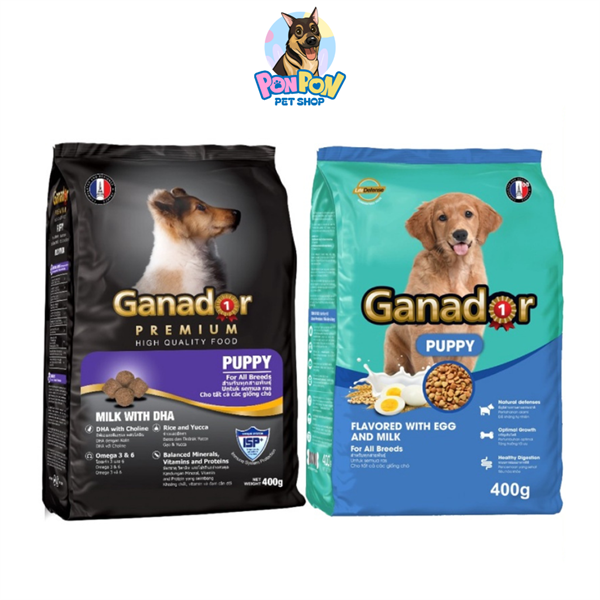 Hạt Ganador cho Chó Con gói 400g